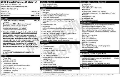 2023 Chevrolet Traverse LT Cloth