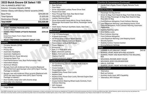 2023 Buick Encore GX Select