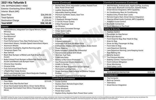 2021 Kia Telluride S