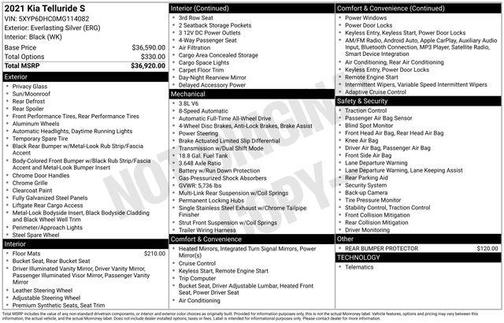2021 Kia Telluride S