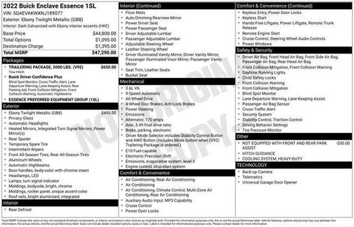 2022 Buick Enclave AWD Essence