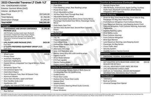 2023 Chevrolet Traverse LT Cloth