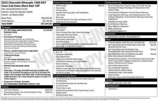 2022 Chevrolet Silverado 1500 RST