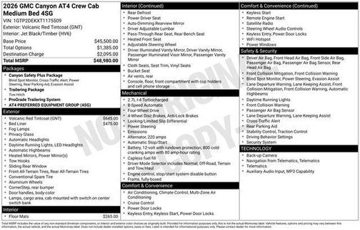 2026 GMC Canyon AT4