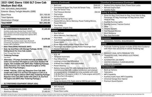 2021 GMC Sierra 1500 SLT