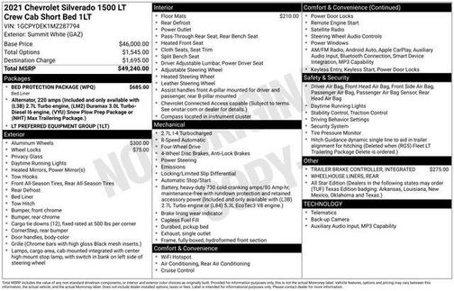 2021 Chevrolet Silverado 1500 LT