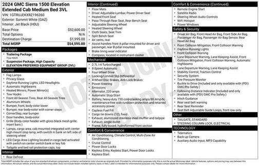 2024 GMC Sierra 1500 Elevation