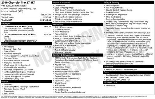 2019 Chevrolet Trax LT