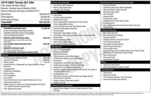 2019 GMC Terrain SLT