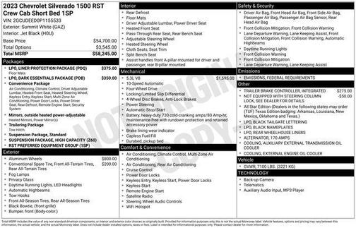 2023 Chevrolet Silverado 1500 RST