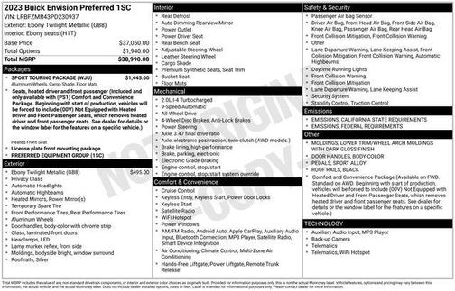 2023 Buick Envision Preferred AWD
