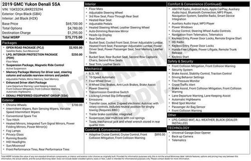 2019 GMC Yukon Denali