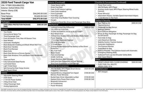 2020 Ford Transit-250 Base
