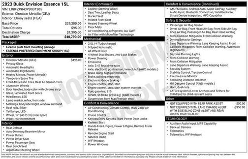 2023 Buick Envision Essence AWD