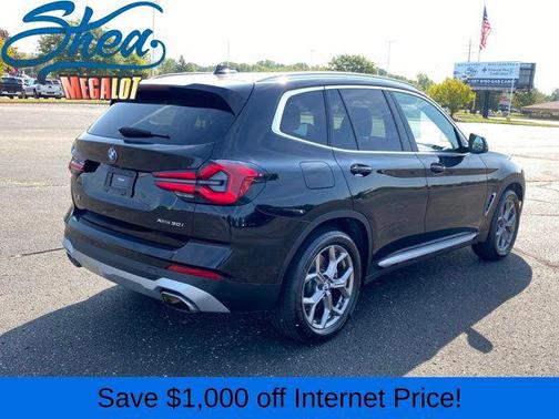 Black 2023 BMW X3 xDrive30i