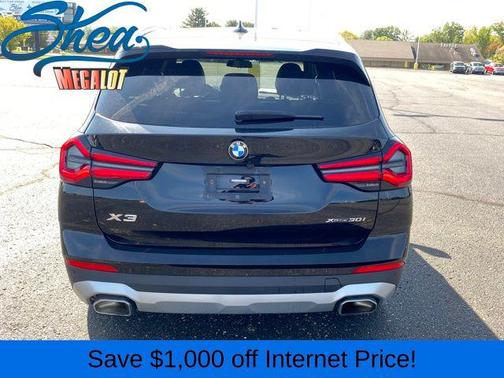 Black 2023 BMW X3 xDrive30i