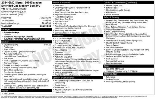 2024 GMC Sierra 1500 Elevation