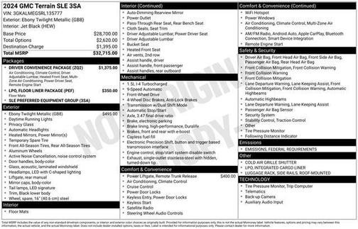 2024 GMC Terrain SLE