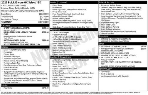 2022 Buick Encore GX Select