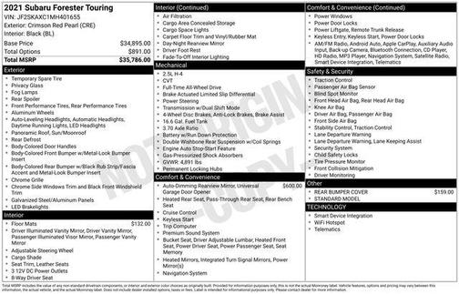 2021 Subaru Forester Touring
