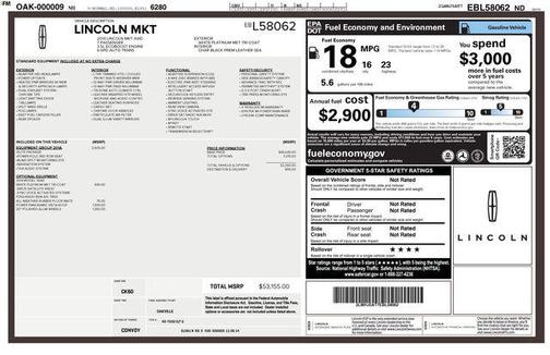 2014 Lincoln MKT EcoBoost
