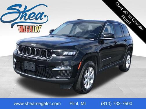 Diamond Black Crystal Pearlcoat 2023 Jeep Grand Cherokee Limited