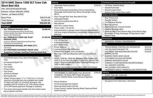 2014 GMC Sierra 1500 SLT