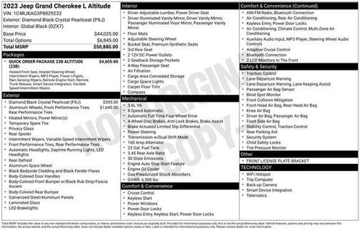 2023 Jeep Grand Cherokee L Altitude