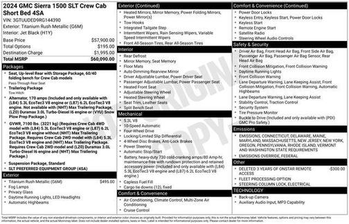 2024 GMC Sierra 1500 SLT