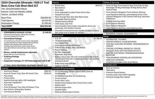 2024 Chevrolet Silverado 1500 LT Trail Boss