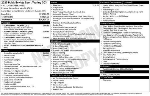 2025 Buick Envista Sport Touring FWD
