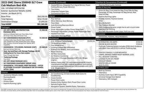2023 GMC Sierra 2500 SLT
