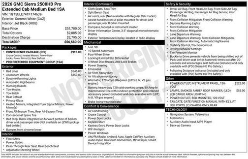 2026 GMC Sierra 2500 Pro