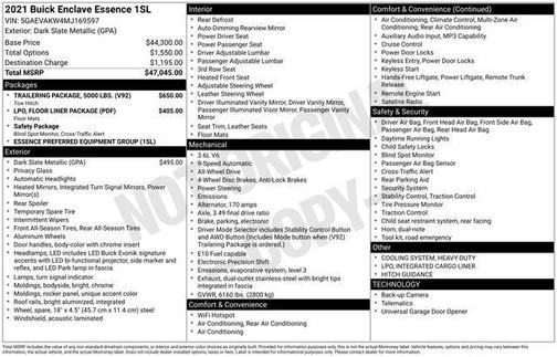 2021 Buick Enclave AWD Essence