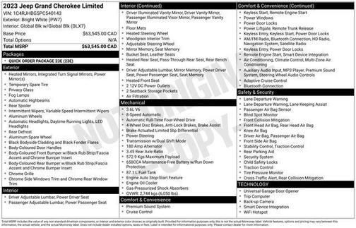2023 Jeep Grand Cherokee Limited