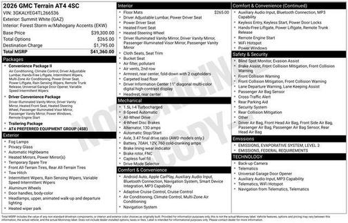 2026 GMC Terrain AWD AT4