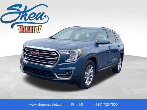 Downpour Metallic 2024 GMC Terrain SLT