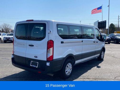 Oxford White 2023 Ford Transit-350 XLT