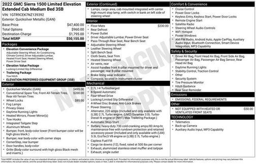 2022 GMC Sierra 1500 Elevation