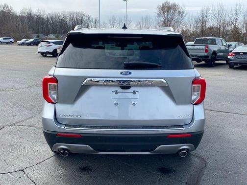 Iconic Silver Metallic 2022 Ford Explorer Limited