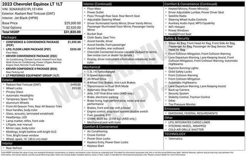 2023 Chevrolet Equinox 1LT