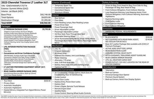 2023 Chevrolet Traverse LT Leather