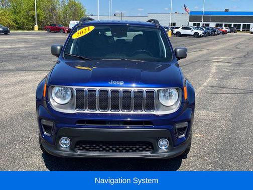 Jetset Blue Clearcoat 2021 Jeep Renegade Limited