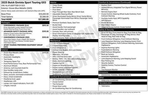 2025 Buick Envista Sport Touring FWD
