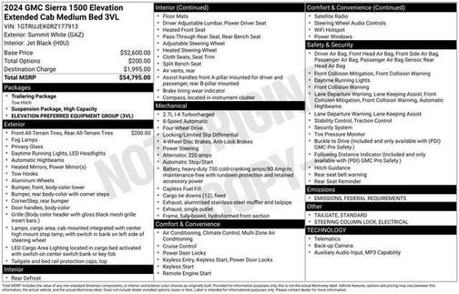 2024 GMC Sierra 1500 Elevation