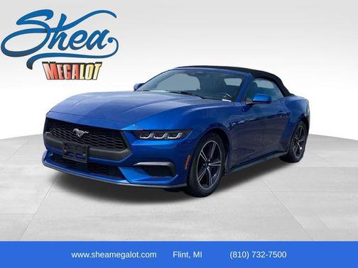 Blue 2024 Ford Mustang EcoBoost Premium