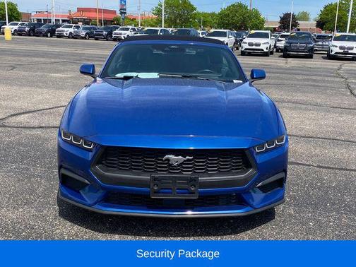 Blue 2024 Ford Mustang EcoBoost Premium
