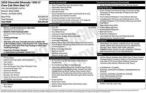 2025 Chevrolet Silverado 1500 LT