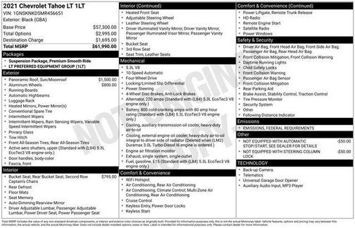 2021 Chevrolet Tahoe LT