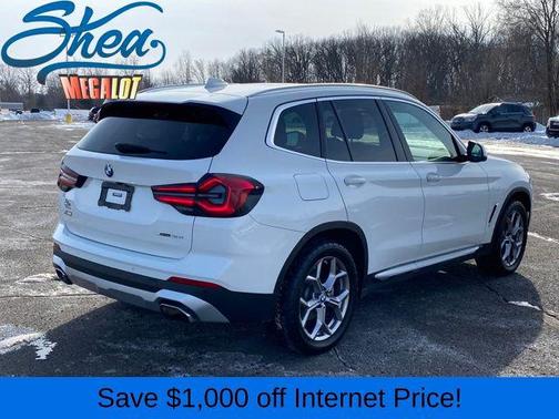 White 2023 BMW X3 xDrive30i